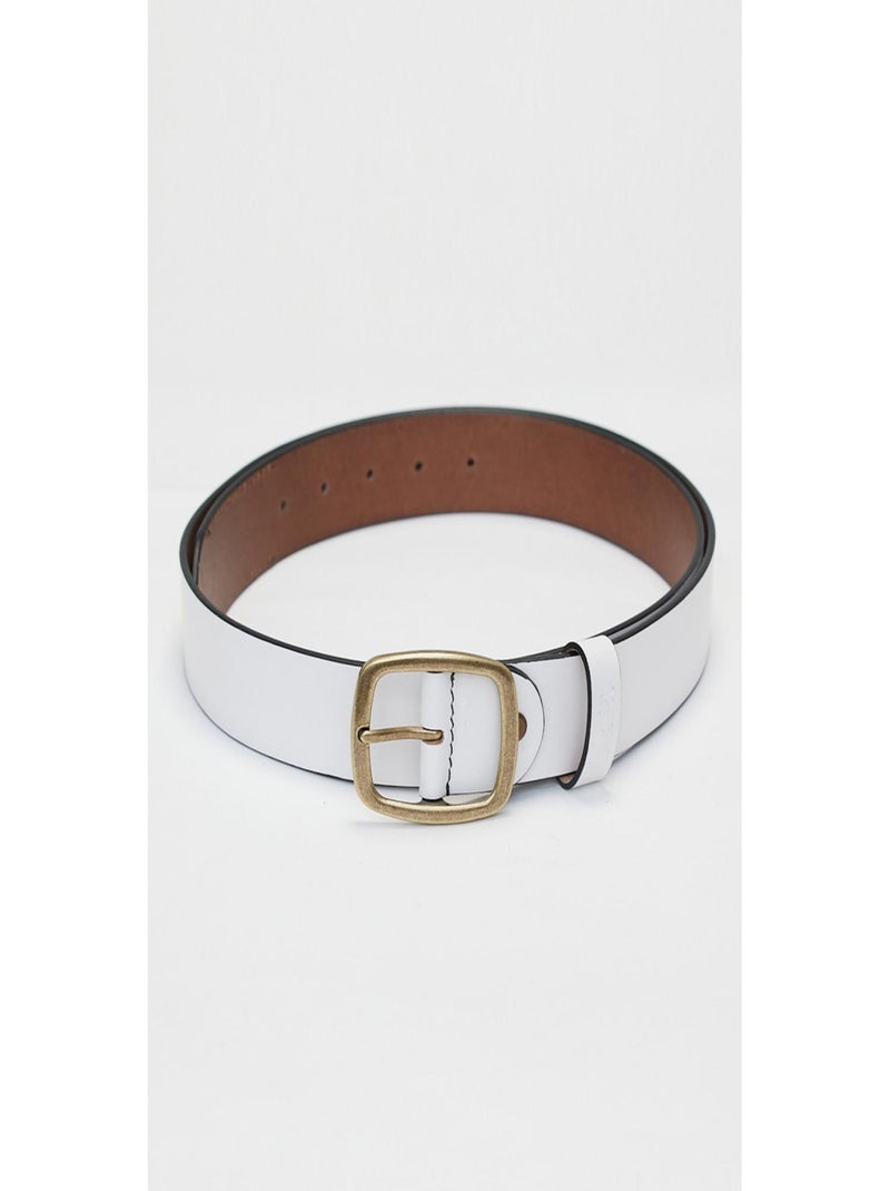 Lee Cooper - Ceinture SERGIO Optic white Blanc - Kiabi