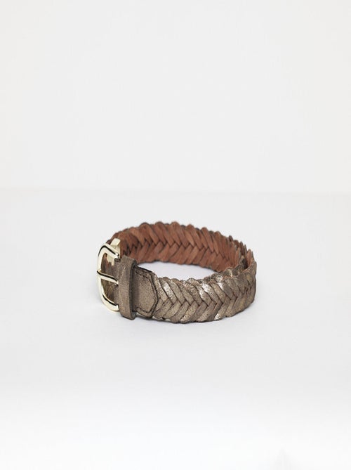 Lee Cooper - Ceinture SILLE Brown - Kiabi