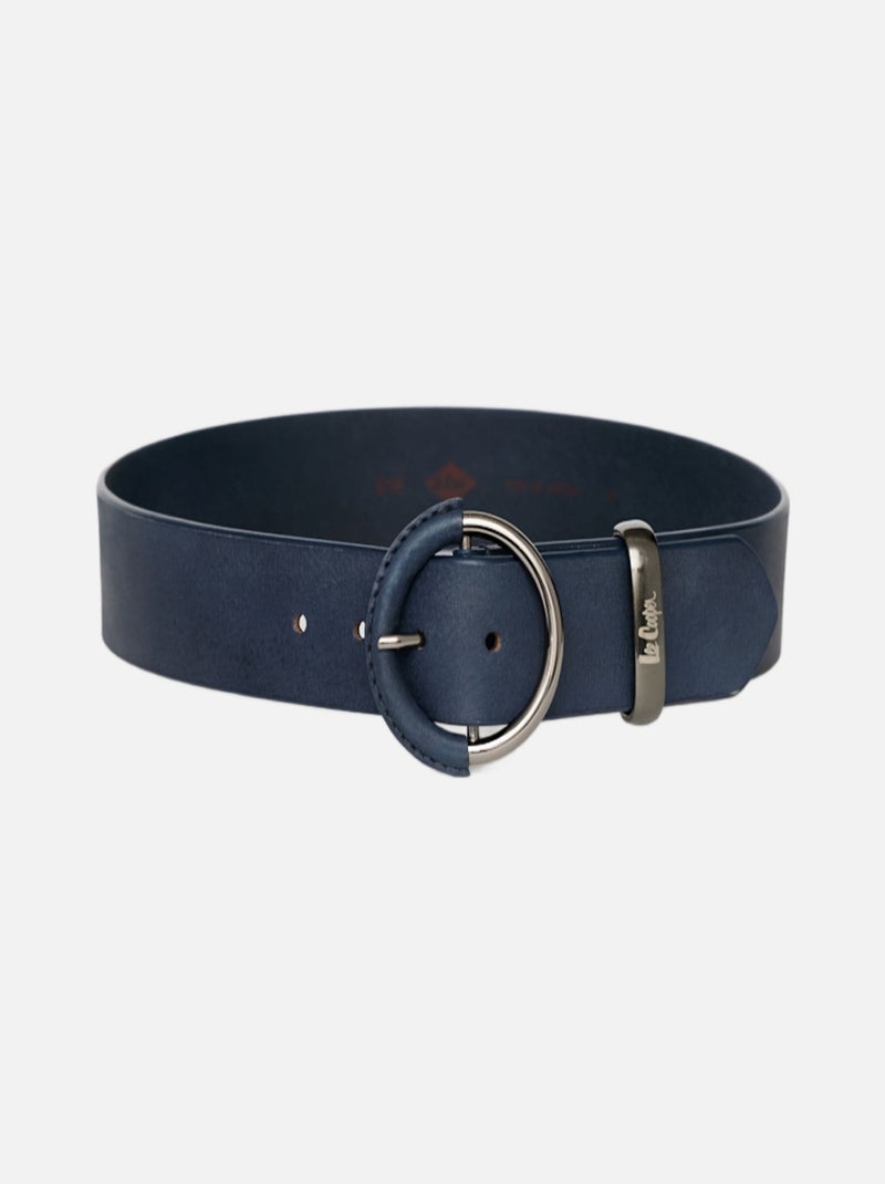 Lee Cooper - Ceinture Slima Navy Bleu - Kiabi