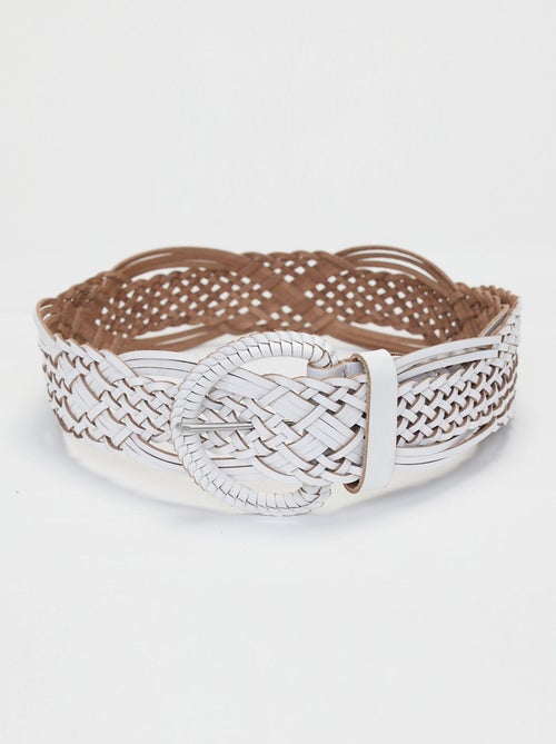 Lee Cooper - Ceinture SOLENE Optic white - Kiabi