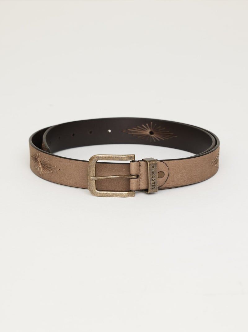Lee Cooper - Ceinture SOUF Sepia Marron - Kiabi