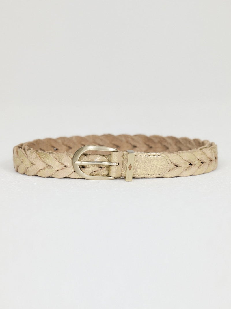 Lee Cooper - Ceinture SOURIA Mastic doré Jaune - Kiabi