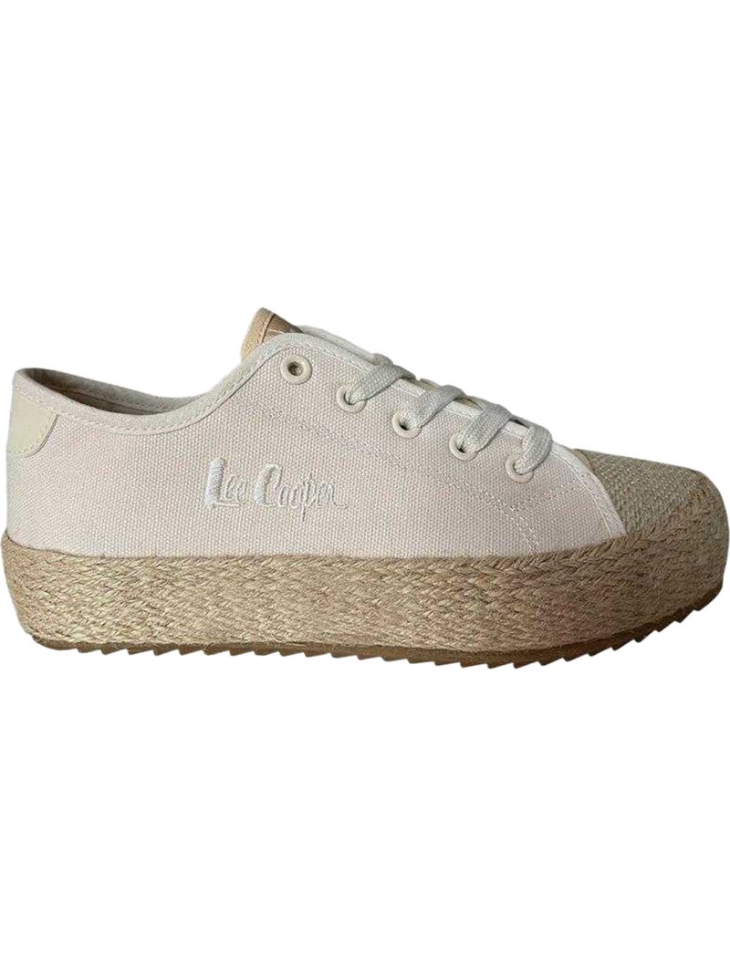 Lee Cooper - Chaussures motif/style logo Beige - Kiabi