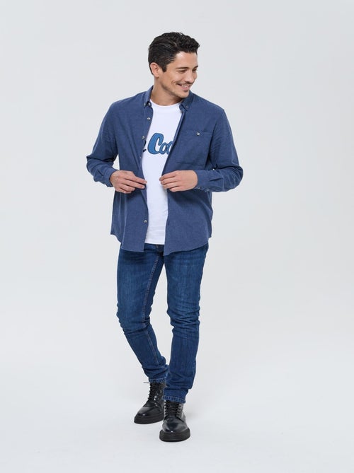 Lee Cooper - Chemise Dakipo Navy - Kiabi