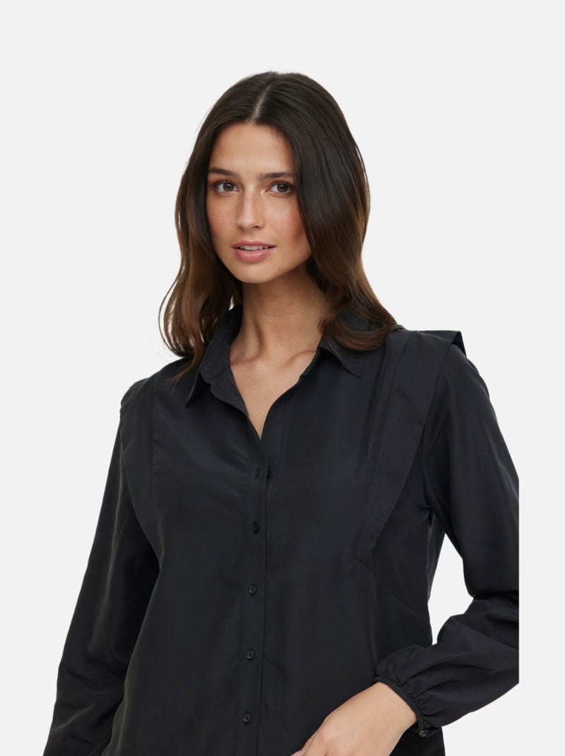 Lee Cooper - Chemise DALZA ML Black Noir - Kiabi