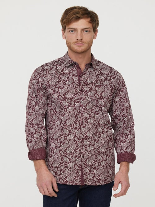Lee Cooper - Chemise Damir Red Brick - Kiabi