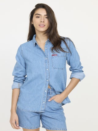 Lee Cooper - Chemise DAMIRA Vintage Blue