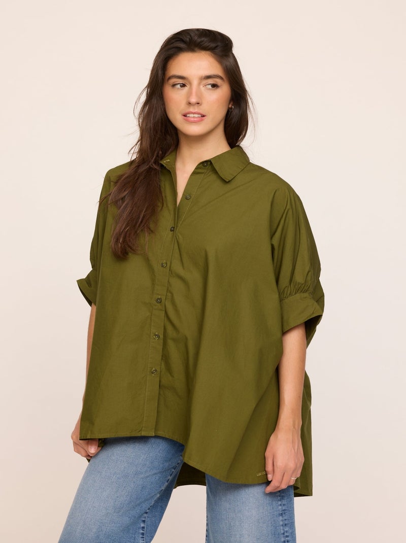 Lee Cooper - Chemise DAMSA Olive Vert olive - Kiabi