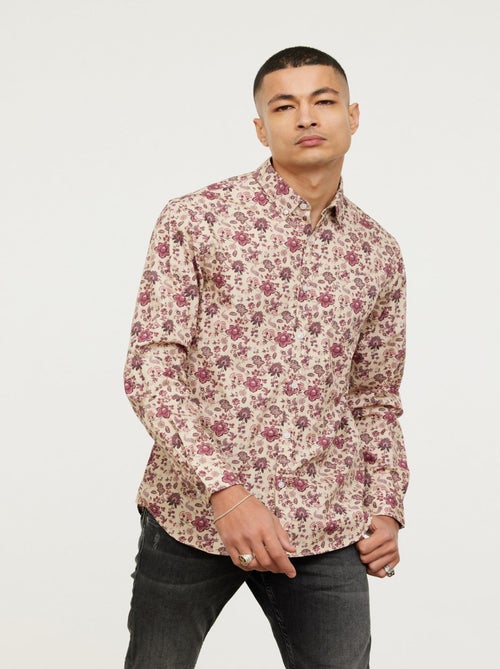 Lee Cooper - Chemise DAON Ciment - Kiabi