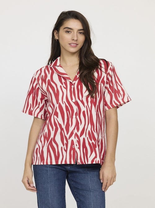 Lee Cooper - Chemise DAONA Rouge - Kiabi