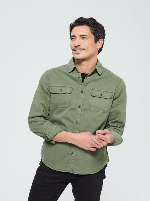 Lee Cooper - Chemise Darel Kaki - Kiabi