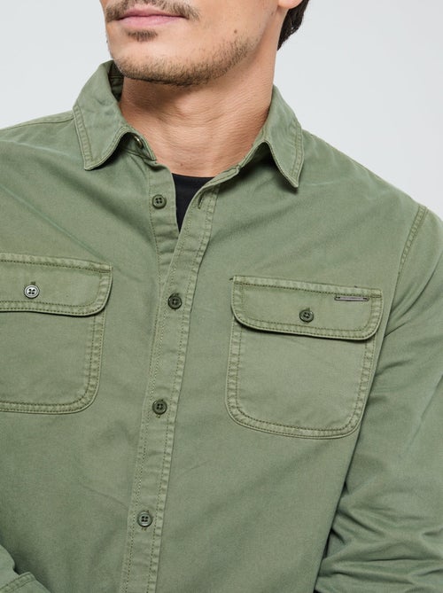 Lee Cooper - Chemise Darel Kaki - Kiabi