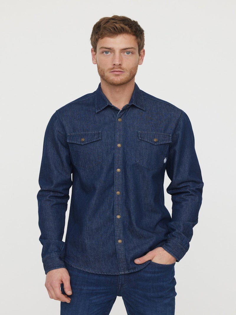 Lee Cooper - Chemise Darile Dark Blue Bleu - Kiabi