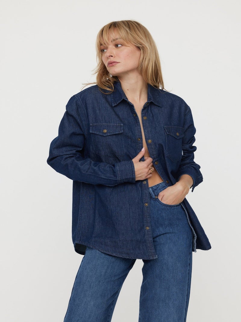Lee Cooper - Chemise Darile Dark Blue Bleu - Kiabi