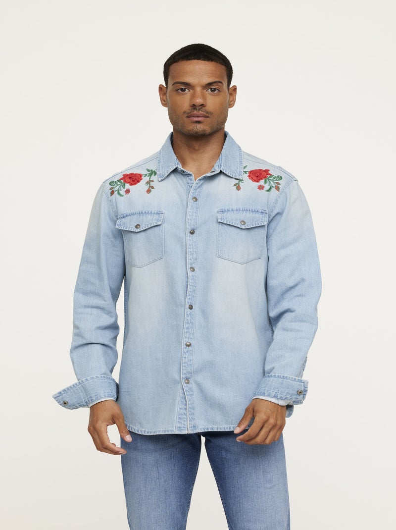 Lee Cooper - Chemise Darile Light Blue Bleu - Kiabi