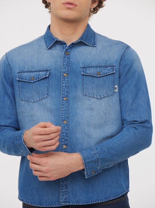 Lee Cooper - Chemise Darile Ocean Blue - Kiabi