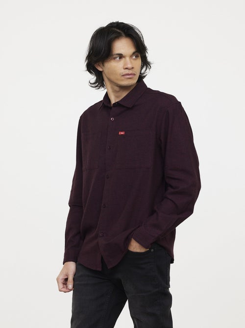 Lee Cooper - Chemise DASMO Red Wine - Kiabi