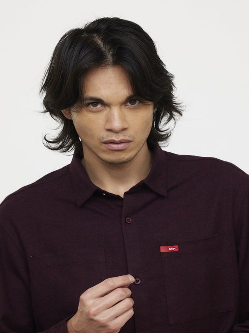 Lee Cooper - Chemise DASMO Red Wine - Kiabi