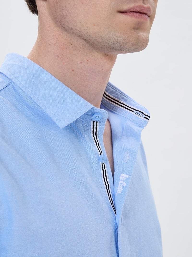 Lee Cooper - Chemise Datona Sky Blue Bleu ciel - Kiabi