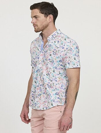 Lee Cooper - Chemise DAVIS MC Blanche