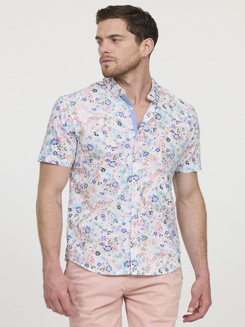 Lee Cooper - Chemise DAVIS MC Blanche - Kiabi