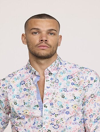 Lee Cooper - Chemise DAVIS ML Blanche