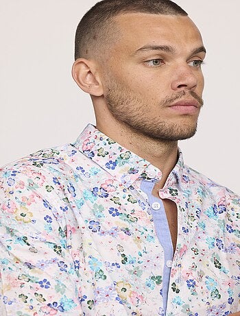 Lee Cooper - Chemise DAVIS ML Blanche