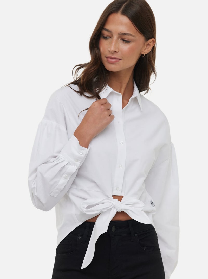 Lee Cooper - Chemise DENITSA Optic white Blanc - Kiabi