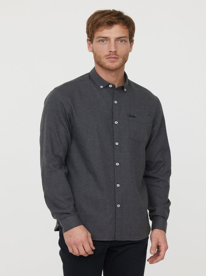 Lee Cooper - Chemise Derty Anthracite Gris - Kiabi