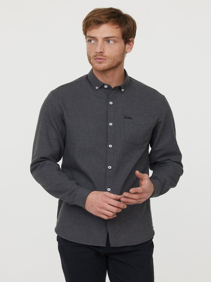 Lee Cooper - Chemise Derty Anthracite Gris - Kiabi