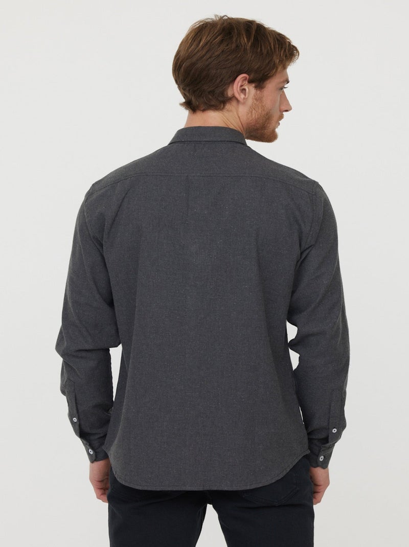 Lee Cooper - Chemise Derty Anthracite Gris - Kiabi