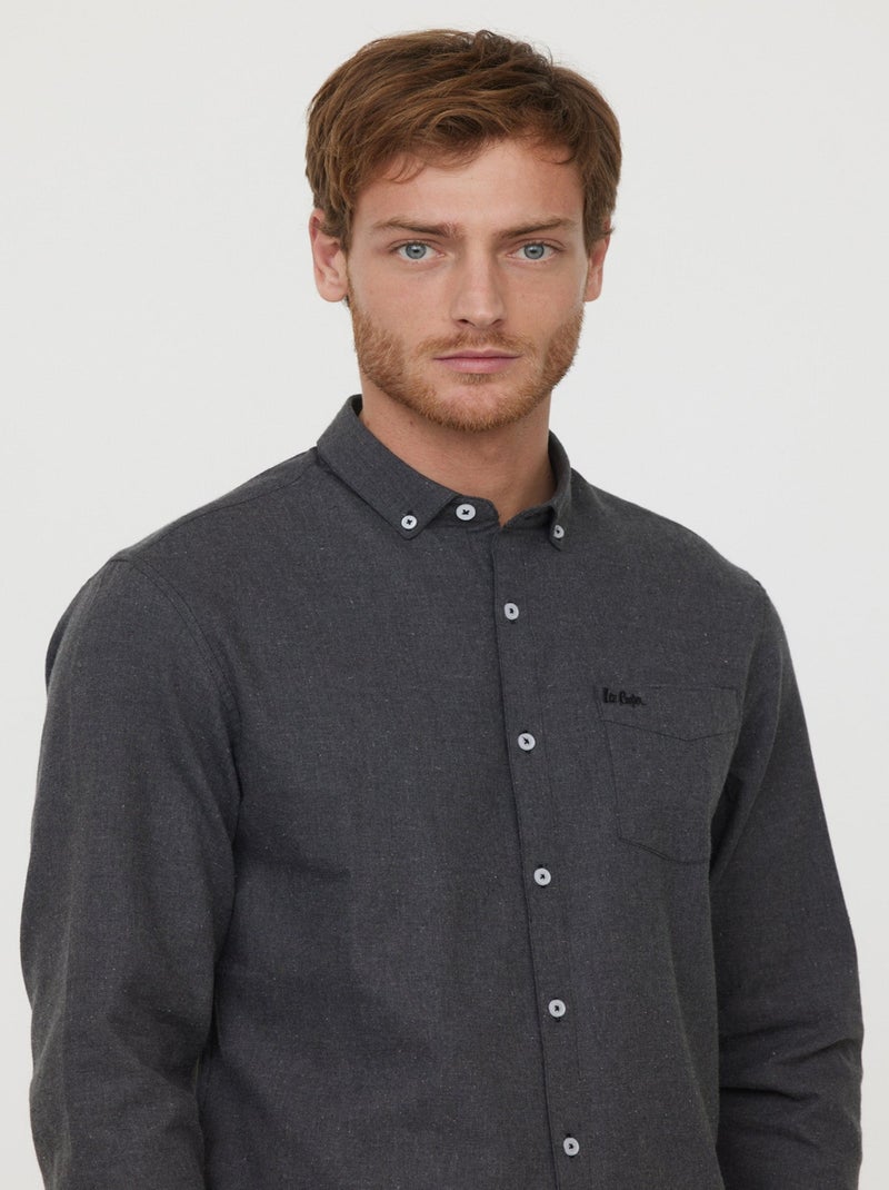Lee Cooper - Chemise Derty Anthracite Gris - Kiabi