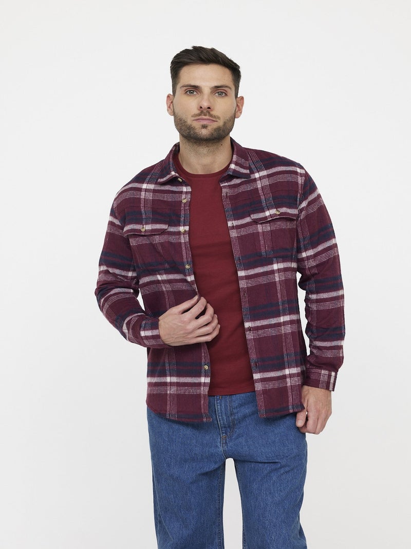 Lee Cooper - Chemise DESTU Red Wine Rouge - Kiabi