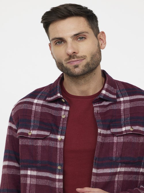 Lee Cooper - Chemise DESTU Red Wine - Kiabi