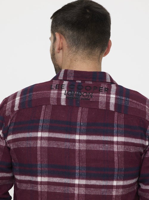 Lee Cooper - Chemise DESTU Red Wine - Kiabi