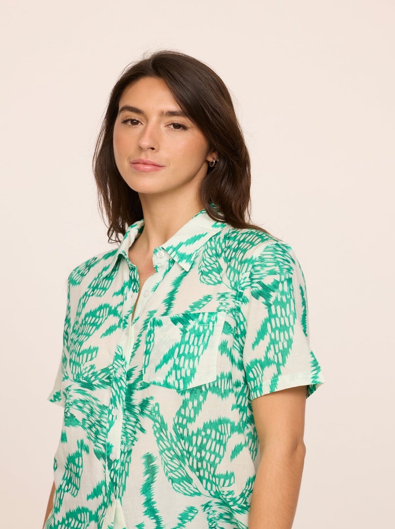 Lee Cooper - Chemise DICIA Vert profond Vert foncé - Kiabi