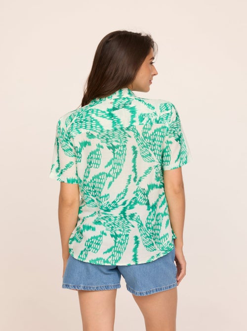 Lee Cooper - Chemise DICIA Vert profond - Kiabi