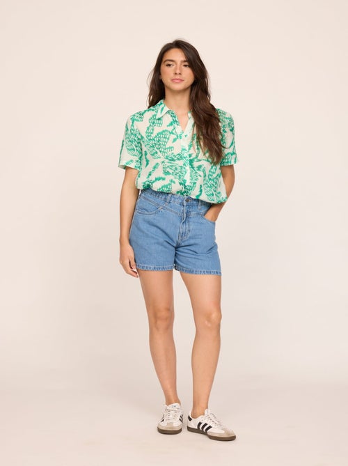 Lee Cooper - Chemise DICIA Vert profond - Kiabi