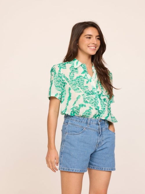 Lee Cooper - Chemise DICIA Vert profond - Kiabi