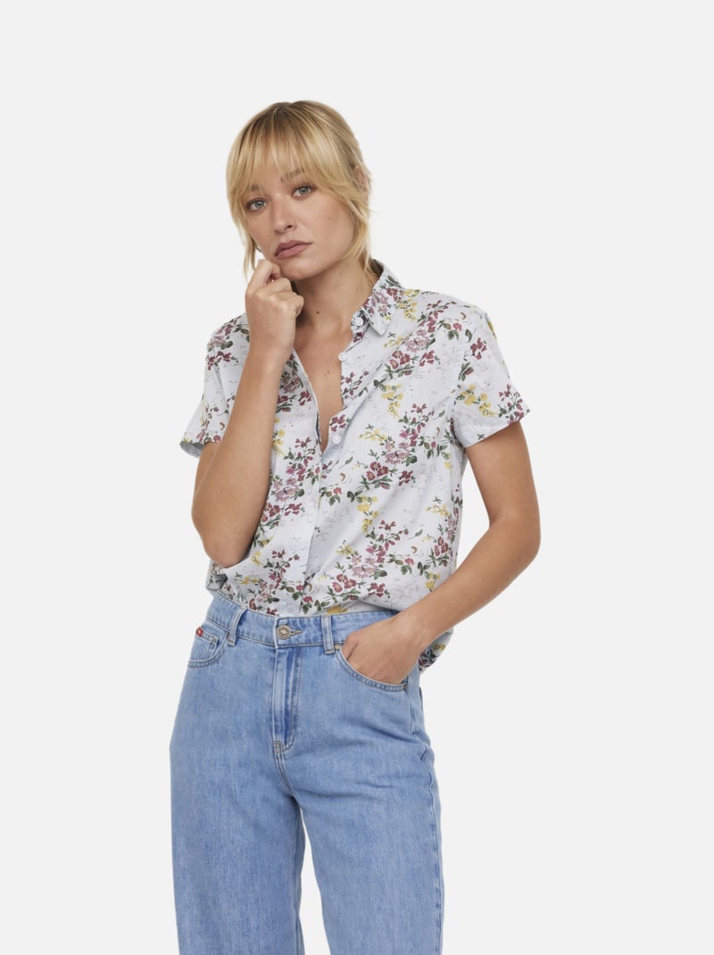 Lee Cooper - Chemise DIMA Blue Grey Bleu - Kiabi