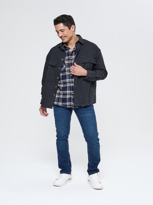 Lee Cooper - Chemise Dimiko Navy - Kiabi