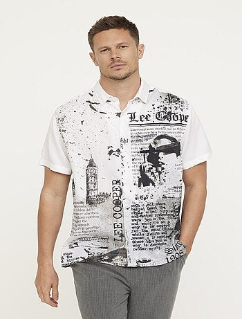Lee Cooper - Chemise DINO Blanc