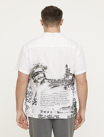Lee Cooper - Chemise DINO Blanc