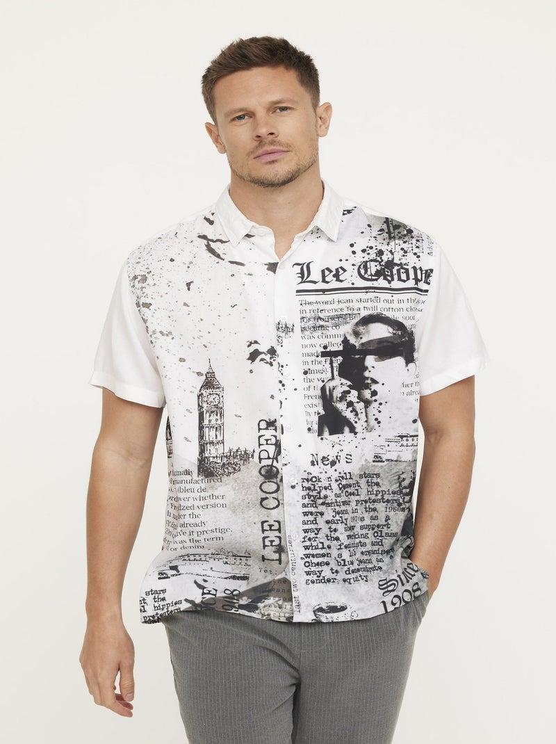 Lee Cooper - Chemise DINO Blanc Blanc - Kiabi