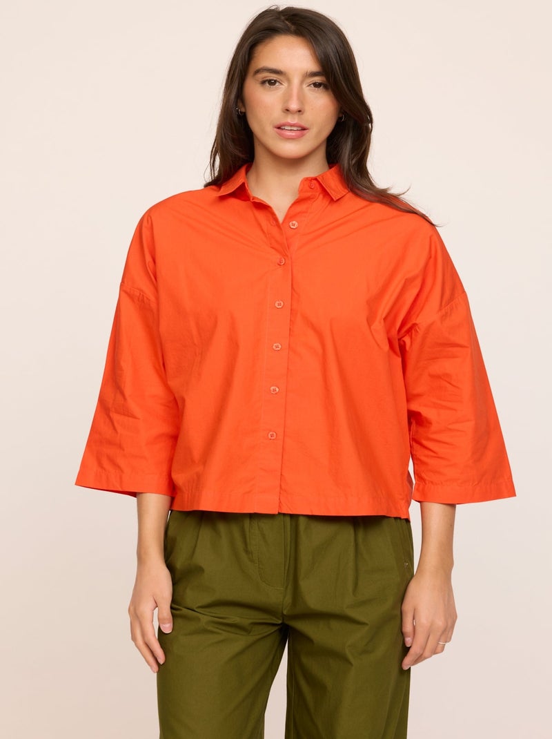 Lee Cooper - Chemise DISNA Clémentine Orange clair - Kiabi