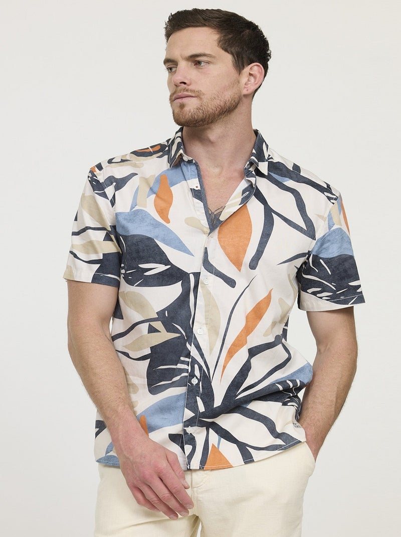 Lee Cooper - Chemise DOCCIO MC Marine Bleu - Kiabi