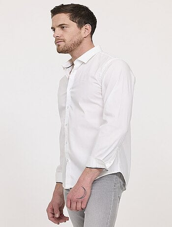 Lee Cooper - Chemise DOGINO ML Bleu marine