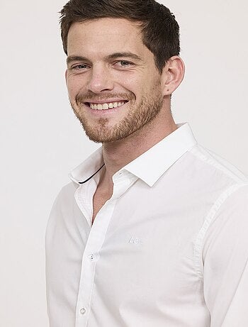 Lee Cooper - Chemise DOGINO ML Bleu marine