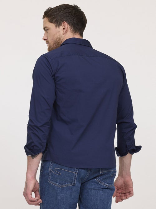 Lee Cooper - Chemise DOGINO ML Bleu marine - Kiabi