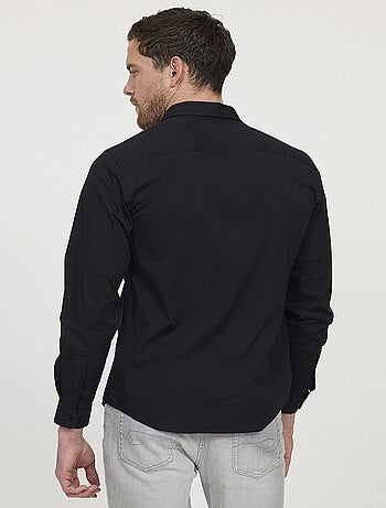 Lee Cooper - Chemise DOGINO ML Bleu marine